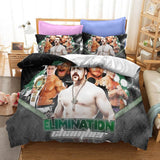 WWE RAW Cosplay Bedding Set Quilt Duvet Cover Christmas Bed Sheets Sets - EBuycos