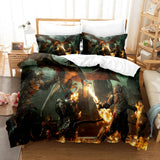 Warface War Front Cosplay 3 Piece Bedding Set Duvet Covers Sheets - EBuycos