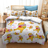 Winnie the pooh Cosplay Bedding Set Duvet Cover Bed Sheets Sets - EBuycos