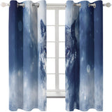 Wolf Curtains Blackout Window Treatments Drapes for Room Decoration