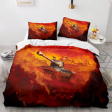 World of Tanks Bedding Set Quilt Duvet Covers Comforter Bed Sheets - EBuycos