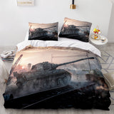 World of Tanks Bedding Set Quilt Duvet Covers Comforter Bed Sheets - EBuycos