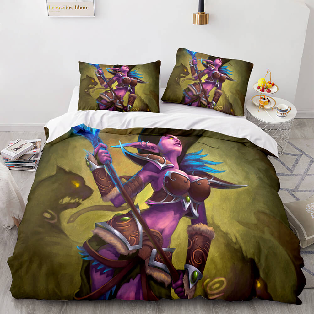 World of Warcraft Cosplay Bedding Sets Full Duvet Covers Bed Sheets - EBuycos