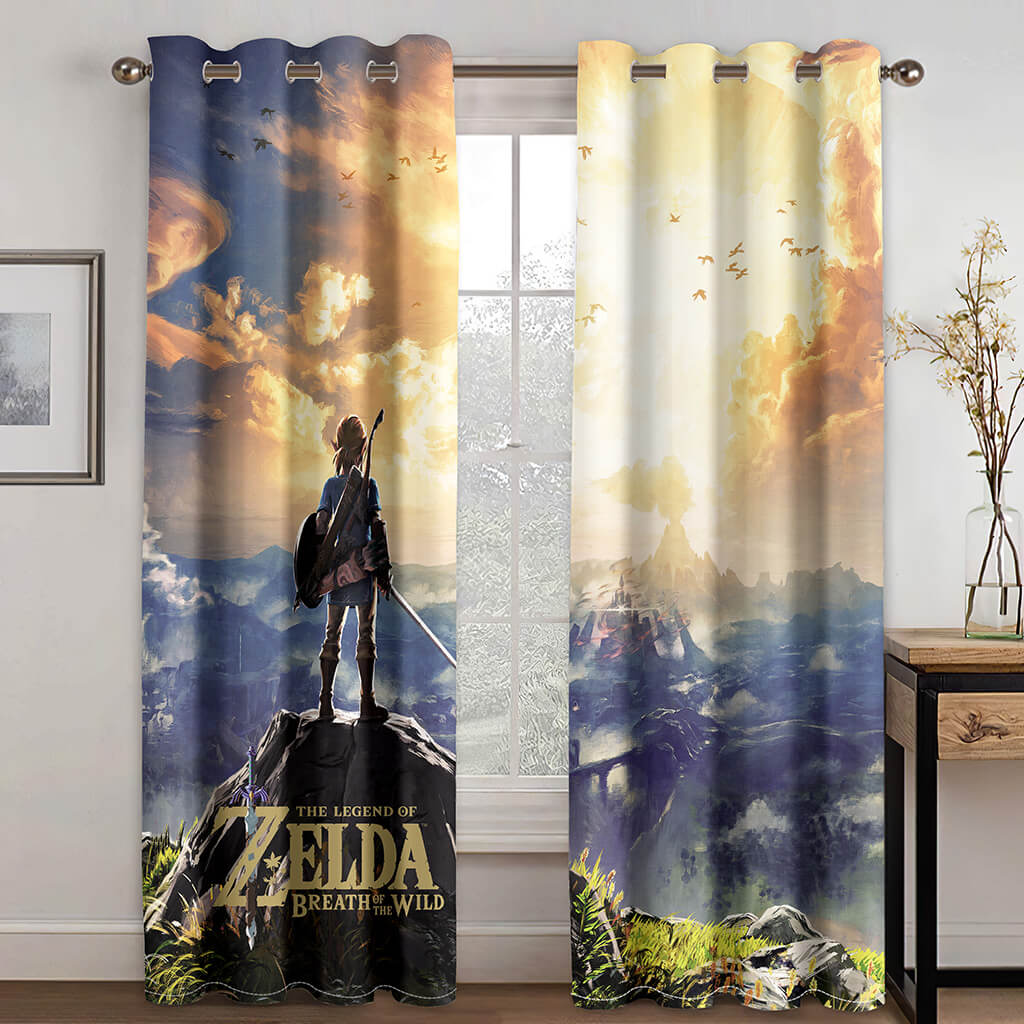Zelda Curtains Blackout Window Treatments Drapes for Room Decoration